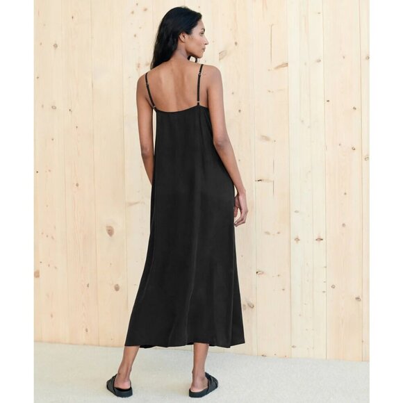 ๐JENNI KAYNE๐ Rio Slip Dress ~ Y2k 90s Satin Black Medium NWOT - Picture 8 of 16